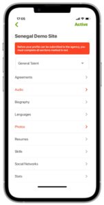 Mobile App Profile